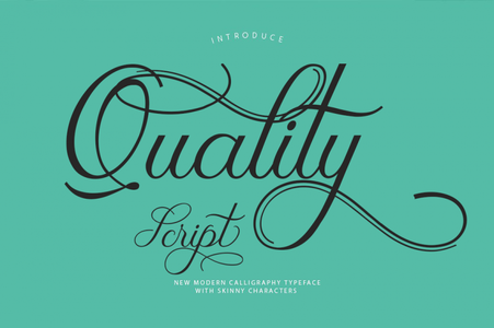 Quality Script font