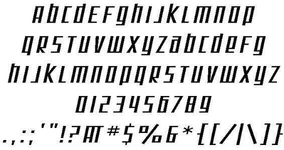 SF Square Root Extended font