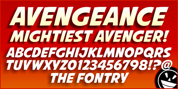Avengeance Heroic Avenger font