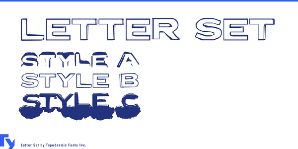 Letter Set font