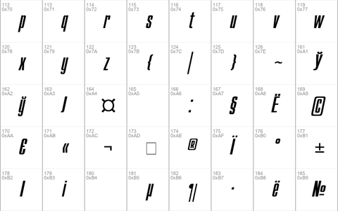 UkrainianCompact Italic