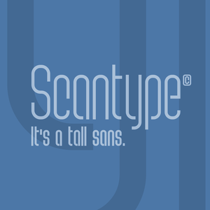 Scantype Black PERSONAL USE font