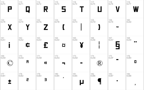 SquareFont Regular