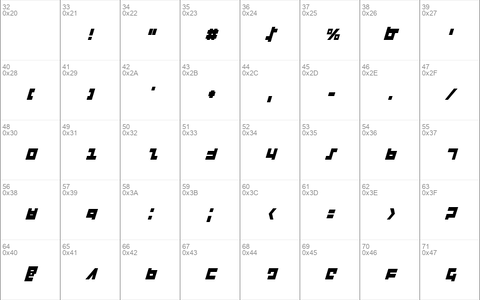 Flight Corps Condensed Italic