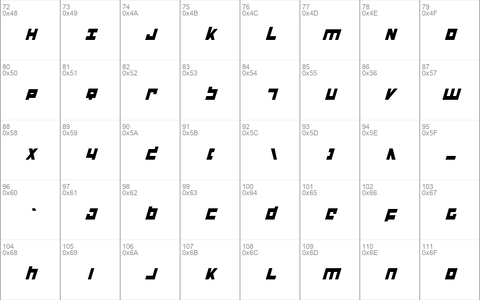 Flight Corps Condensed Italic