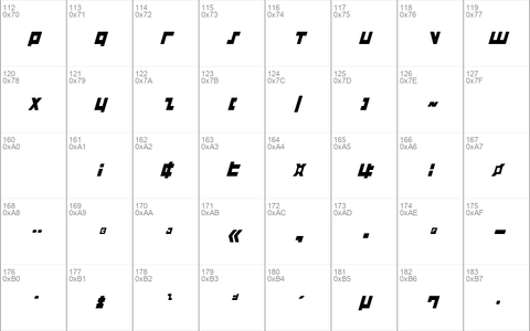 Flight Corps Condensed Italic