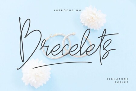 BreceletsDemo font