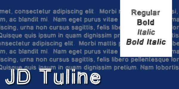 JD Tuline font