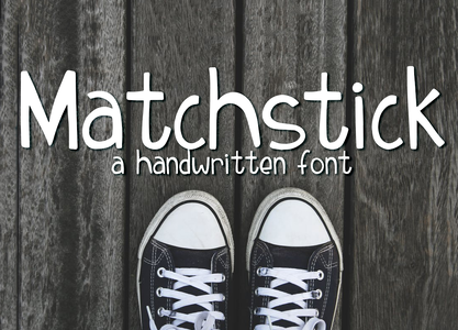 Matchstick font