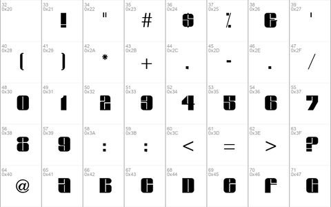 Glyphic Series Regular