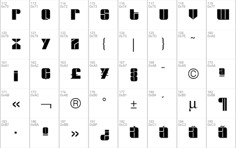 Glyphic Series Regular