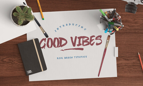 Good Vibes font