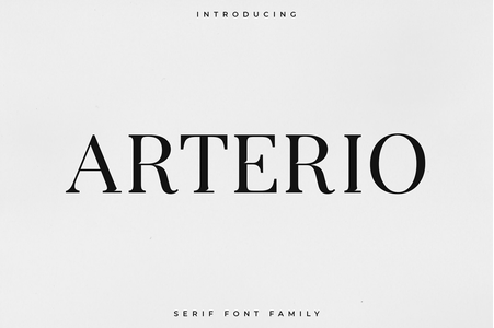 ArterioNonCommercial font