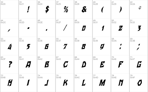 TalonCondensed Italic