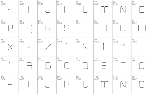 Zip Typeface Thin