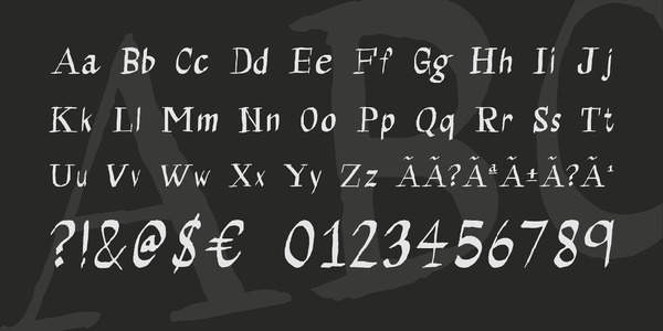 Calligraserif font