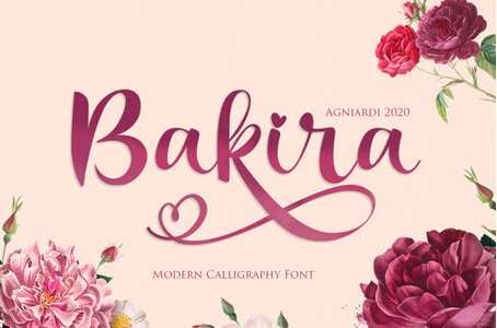 Bakira Free font