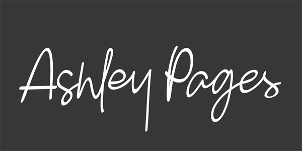 Ashley Pages font