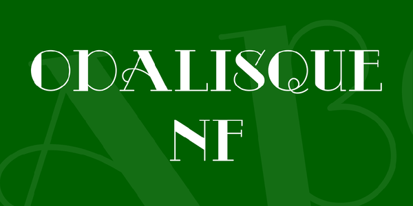 Odalisque NF font