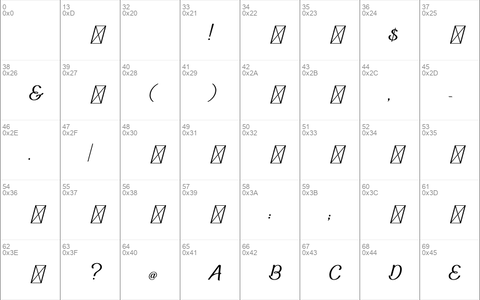 Chiqua Italic