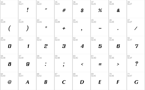 IrisUPC Bold Italic