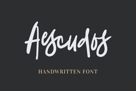 Aescudos font