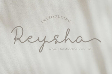 Reysha font