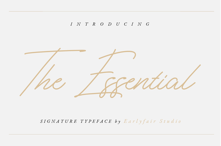 The Essential font