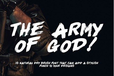 The Army Of God font