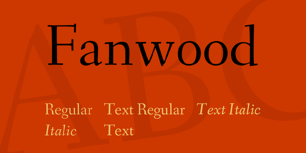 Fanwood font