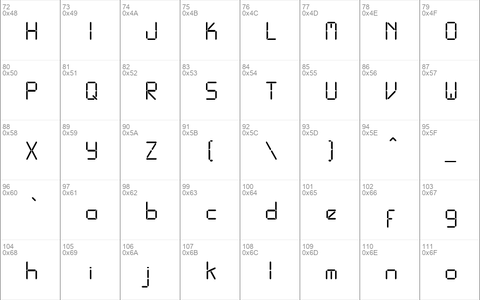 LEDFont Regular