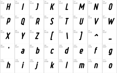 Ruler Heavy Italic