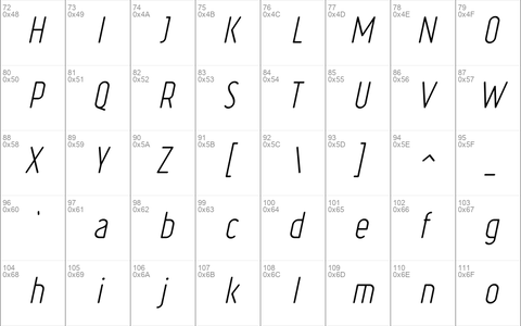 Ruler Light Italic