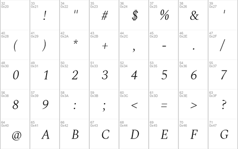 Spectral Light Italic