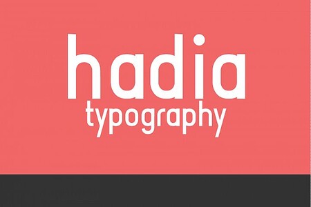 Hadia DEMO font