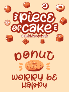 Piece of Cake font