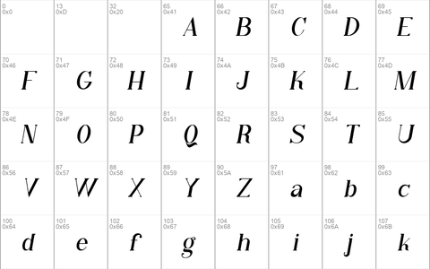 Qiba Serif Italic FREE