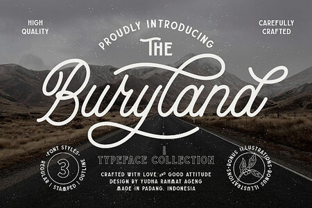 Buryland Script DEMO font