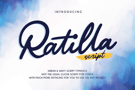 Ratilla Script font