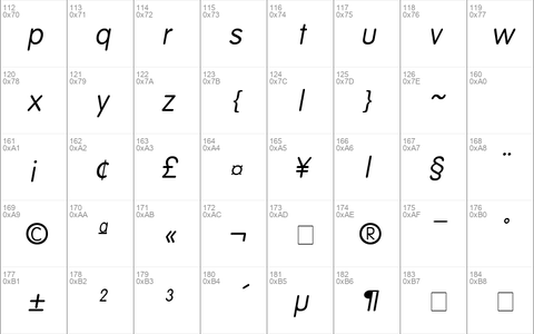 ESF-Rounded Italic