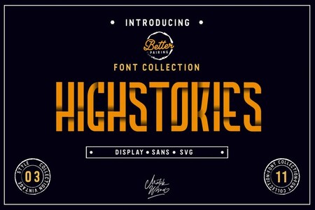 Highstories Bold font