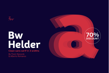 Bw Helder DEMO font