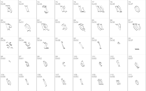 QuaelGothicHollowLefty Regular