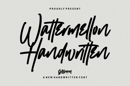 Wattermellon font