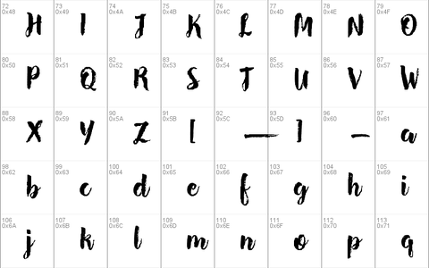 Hensa font