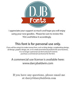 DJB Nouveau Light font