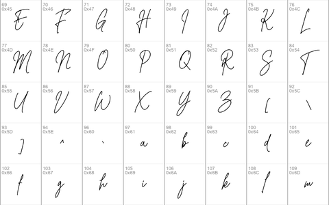 Christine Signature font