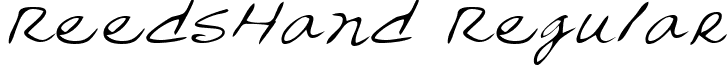 ReedsHand Regular font - handwriting-markerreedshand-regular.ttf