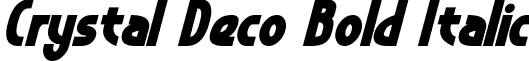 Crystal Deco Bold Italic font - Crystal Deco Bold Italic.otf