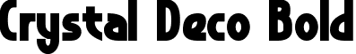 Crystal Deco Bold font - Crystal Deco Bold.otf